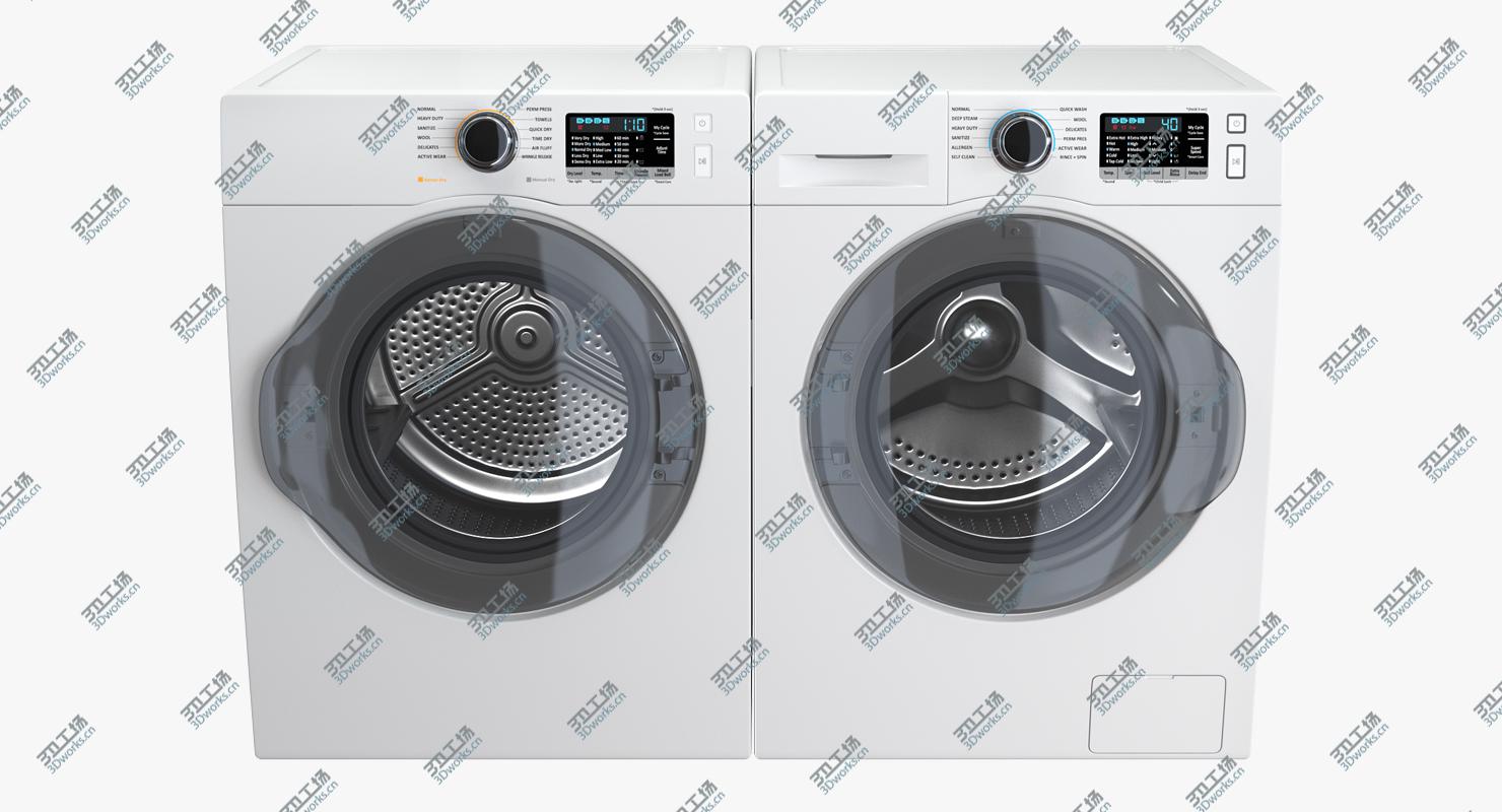 images/goods_img/2021040232/Dryer and Washing Machine Generic White 3D model/2.jpg